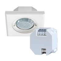 Decken-Präsenzmelder PD-FLAT 360i/8 SQUARE WHITE DALI SET