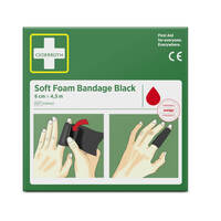 Cederroth Soft Foam Bandage Black, Größe (BxL): 6 cm x 4,5 m