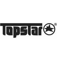 TOPSTAR Arbeitsstuhl TEC 20 Sitz PU-Schaum schwarz Sitzhöhe 420-550 mm, mit Rollen