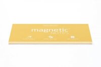 Karteczki elektrostatyczne Magnetic, 200x100mm, 100 karteczek, żółty pastelowy