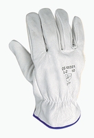 GANTS DE MANUTENTIONS CUIR PLEINE FLEUR DE BOVIN BLANC T8 - L-2SN NOTRE SELECTION