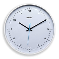 MEBUS 16248 HORLOGE MURALE, BLANC, NORMAL