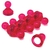 LARGE ACRYLIC PUSH PIN MAGNET - PINK (1 PACK OF 10)