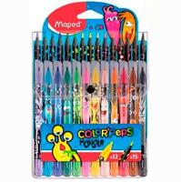 MAPED ROTULADORES Y LÁPICES DE COLORES COLOR´PEPS MONSTER COMBO C/SURTIDOS ESTUCHE 12+15 UD