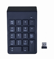 Gembird KPD-W-02 clavier numérique PC portable/de bureau Bluetooth Noir