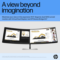 HP E45c G5 DQHD Curved Monitor