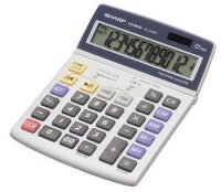 Sharp EL-2125C calculator Printing