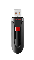 SanDisk Cruzer Glide USB flash meghajtó 128 GB USB A típus 2.0 Fekete, Vörös