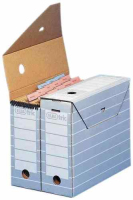 Elba CF50 Dateiablagebox Karton Grau, Weiß
