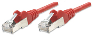 Intellinet Netzwerkkabel, Cat5e, SF/UTP, CCA, Cat5e-kompatibel, RJ45-Stecker/RJ45-Stecker, 7,5 m, rot