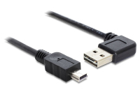 DeLOCK 1m USB 2.0 A - miniUSB m/m kabel USB USB A Mini-USB A Czarny