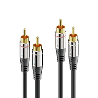 sonero S-AC700-015 audio kabel 1,5 m 2 x RCA Zwart