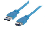 shiverpeaks 5 m USB 3.0 USB-kabel USB 3.2 Gen 1 (3.1 Gen 1) USB A Blauw