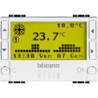 bticino N4451 Thermostat Weiß