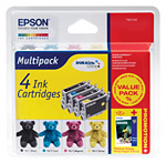 Epson Teddybear Multipack: 4 Ink Cartridges tintapatron Eredeti Fekete, Cián, Magenta, Sárga