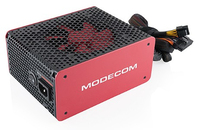 Modecom Volcano unité d'alimentation d'énergie 650 W 20+4 pin ATX ATX Noir, Rouge