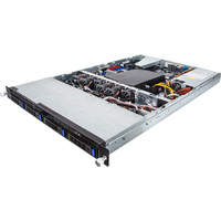 Gigabyte R160-S34 Intel® C612 LGA 2011-v3 Rack (1U) Nero, Grigio