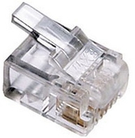 TUK PCF64 kabel-connector RJ11 Transparant