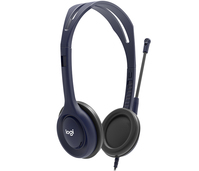 Logitech 5 Units Bundle Of Wired 3.5 mm headset with Microphone for educational use Auriculares Alámbrico Diadema Llamadas/Música Azul