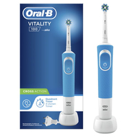 Oral-B Vitality 100 Blauw CrossAction Elektrische Tandenborstel Powered By Braun