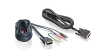 iogear G2L7202U cable para video, teclado y ratón (kvm) Negro 2 m