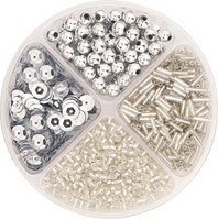 KNORR prandell 216116647 Perle Perlenmischung Kunststoff Silber