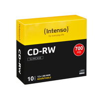 Intenso CD-RW 700MB / 80min, 12x 10 dB