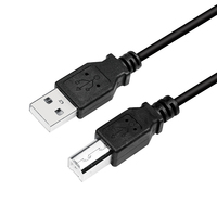 LogiLink CU0008B USB Kabel 3 m USB 2.0 USB A USB B Schwarz