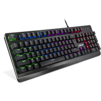 Inter-Tech NK-2000ME klawiatura Gaming USB QWERTZ Czarny