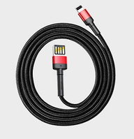 Baseus 6953156283336 câble USB 1 m USB C Noir, Rouge