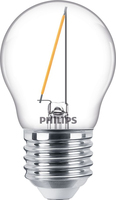 Philips Filamentkaarslamp helder 15W P45 E27