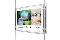 Allsee Technologies RD15HD8 Signage Display Transparent box display 38.1 cm (15") LCD Wi-Fi 1000 cd/m² Full HD Transparent, White Built-in processor Android 7.1 24/7