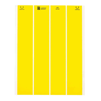 Brady 029794 Żółty Samoprzylepne etykiety do drukowania