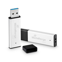 MediaRange MR1903 USB flash meghajtó 256 GB USB A típus 3.2 Gen 1 (3.1 Gen 1) Fekete, Ezüst