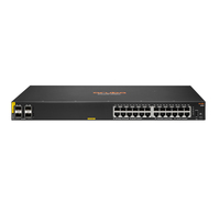 Aruba 6000 24G Class4 PoE 4SFP 370W Vezérelt L3 Gigabit Ethernet (10/100/1000) Ethernet-áramellátás (PoE) támogatása 1U