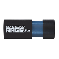 Patriot Memory Supersonic Rage Lite USB flash meghajtó 32 GB USB A típus 3.2 Gen 1 (3.1 Gen 1) Fekete, Kék