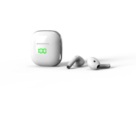 Blaupunkt BLP4899 Fejhallgató Vezeték nélküli Hallójárati Hívás/zene USB C-típus Bluetooth Ezüst, Fehér