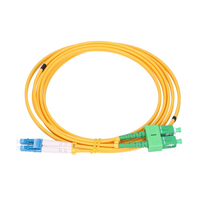 Extralink Patchcord SC/APC-LC/PC Jednomodowy, Duplex, 9/125um, 2mm, 2.5m