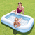 Intex 57403NP Aufstellpool Aufblasbarer Pool Rechteckig 90 l Blau, Weiß