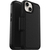 OtterBox Strada Case for iPhone 14, Shockproof, Drop proof, Premium Leather Protective Folio with Two Card Holders, 3x Tested to Military Standard, Black, No Retail Packaging