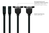 Alcasa UK20P-AEA-010S USB Kabel USB 2.0 1 m USB A Schwarz