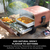 Ninja OO101UK outdoor barbecue/grill Electric Steel, Terracotta 2400 W