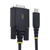 StarTech.com 2m USB-C naar Serieel Adapter Kabel, COM Retentie, FTDI Chipset, USB Type-C naar DB9 RS232 Male, Status LEDs, Verwisselbare DB9 Schroeven en Moeren