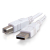 C2G 81561 USB Kabel 2 m USB 2.0 USB A USB B Weiß