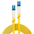 Lindy 47452 kabel optyczny 3 m LC OS2 Żółty