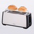Cloer 3579 Toaster 4 Scheibe(n) 1800 W Silber