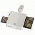Hama 00094125 Kartenleser Weiß USB 2.0