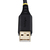 StarTech.com 2P1FFC-USB-SERIAL csatlakozó átlakító USB-A 2 x DB-9 RS-232 Fekete, Szürke