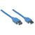 Manhattan USB-A to USB-A Extension Cable, 2m, Male to Female, Blue, 5 Gbps (USB 3.2 Gen1 aka USB 3.0), Equivalent to USB3SEXT2MBK (except colour), SuperSpeed USB, Lifetime Warra...