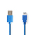 Nedis CCGP61010BU10 USB-kabel 1 m USB 3.2 Gen 1 (3.1 Gen 1) USB A Blauw